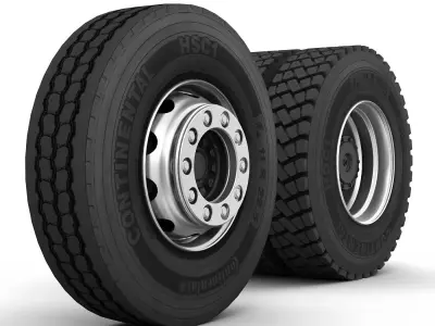 Wheels Continental HDC1 3D model
