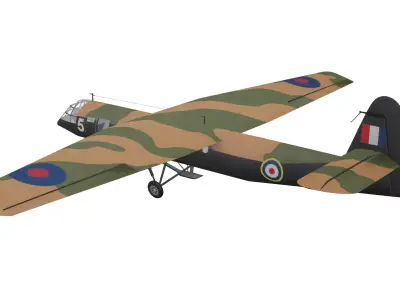 Airspeed Horsa Low-poly 3D model