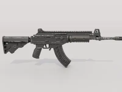 Ace 32 Assault Rifle Low-poly 3D model