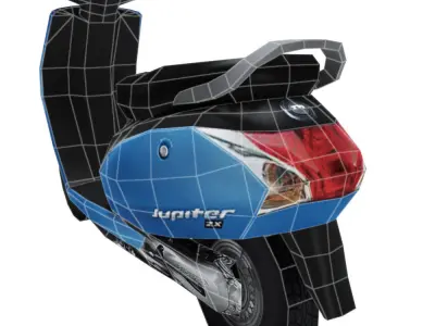 Jupiter ZX Low-poly 3D model