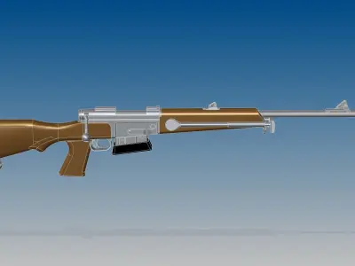 FRF1 rifle 3D model