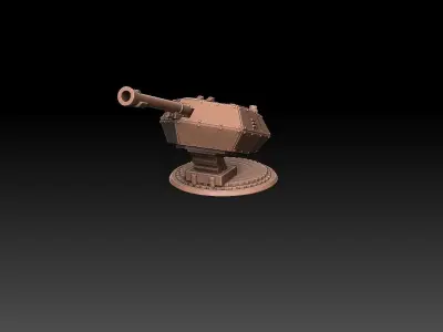 Tank And Artillery Cannons 3D print model