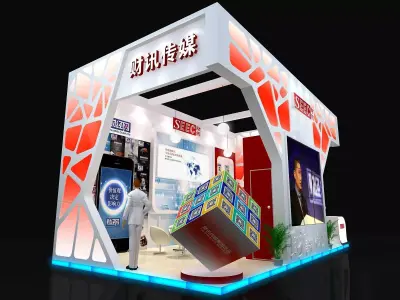 Exhibition - Area - 9X3-3DMAX2009-011 3D model