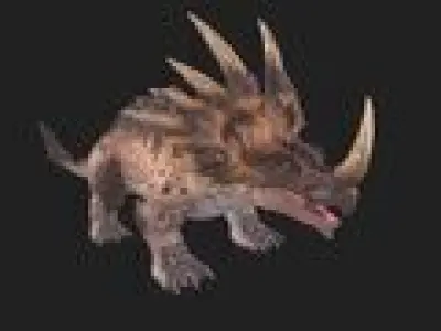 Dinosaur full animation Low-poly 3D model