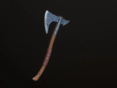 Leviathan Axe Low-poly 3D model purchase
