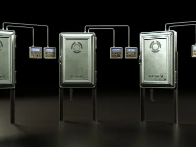 Electrical Boxes and Panels Pack 3D model