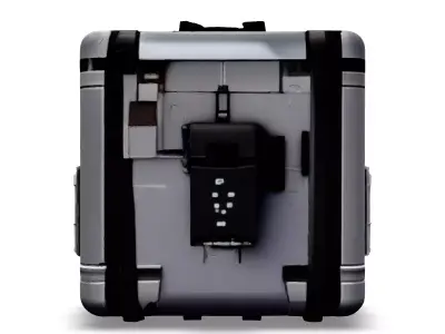 SciFi Storage Container Crate Box Low-poly 3D model