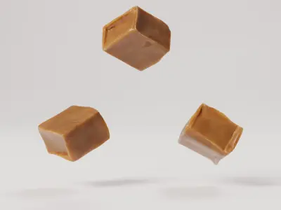 Caramel 3D model