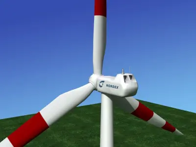 Nordex Wind Turbine 3D model