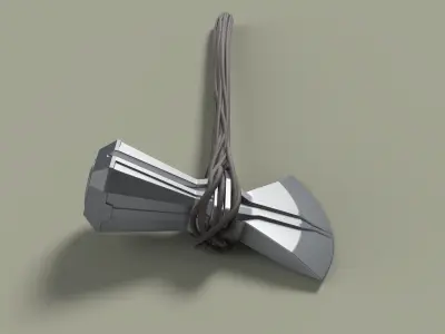 Stormbreaker of Thor from movie Avengers Infinity war 3D model