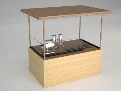 Food Stand 3D model purchase