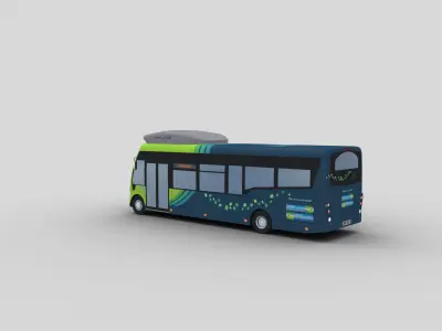 Arriva Electric Bus Low-poly 3D model