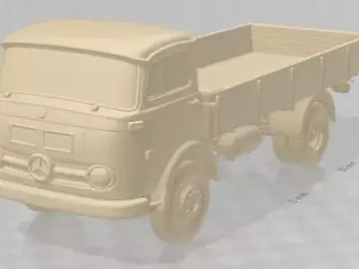 Mercedes Benz L319 1955 Printable Truck 3D print model