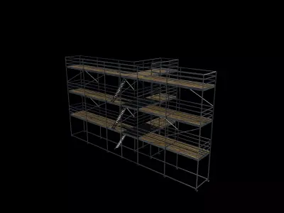 scaffold tower 3D model