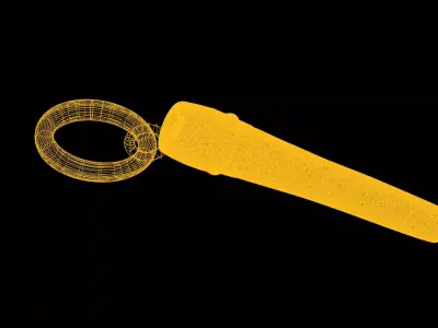 Microphone pendant charms - one inch pendant 3D print model purchase