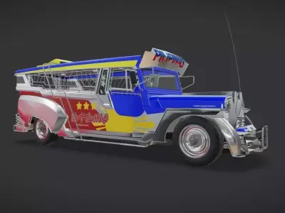Philippine Jeepney DYIP 3D model purchase