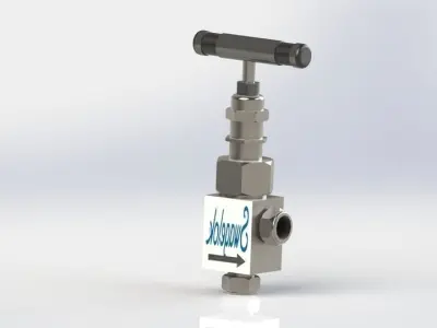 SWAGELOK NPT SS 6NBF6 3D model