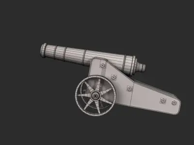 Cannon Chernihiv Free low-poly 3D model