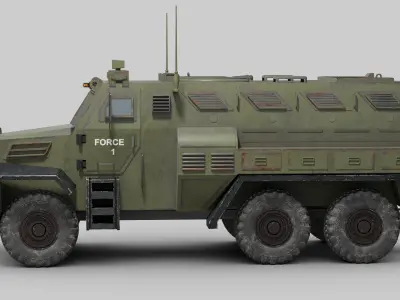 Intervention Truck 3D model