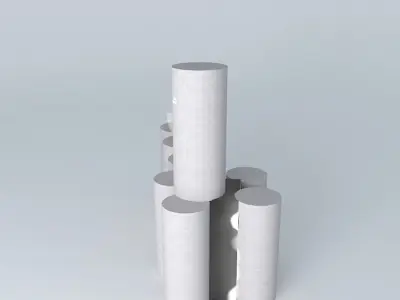 TMO Silos Karaman Free 3D model