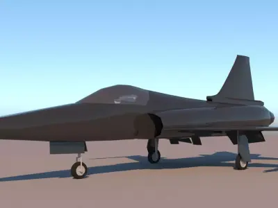 F-20 Tigershark Jet 3D model