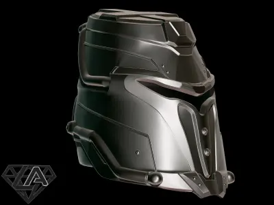 Doom Eternal sentinel helmet 3D print model
