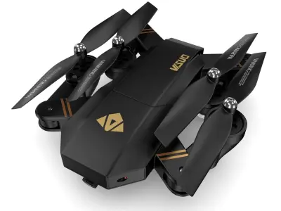 Black Drone 3D model purchase