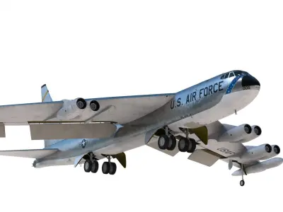 B-52 Stratofortress 3D model buy