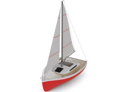 Dinghy 3D model