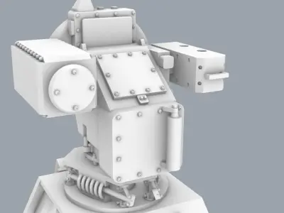 Optronic Director THALES Low-poly 3D model