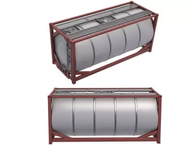  Fluid Tank Container 3D model