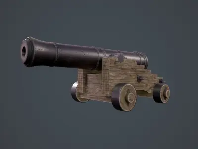 Cannon Ship  3D model