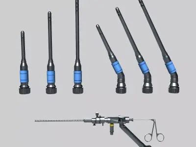 Nendoscope Hand drill Low-poly 3D model