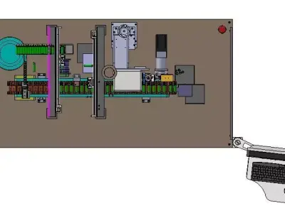 Lithium Battery Tab Laser Welding Machine  3D model