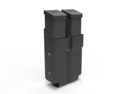 DOUBLE MAG HOLISTER Low-poly 3D model