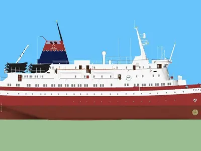MV Explorer 3D model