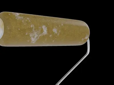 Paint Roller Low-poly 3D model