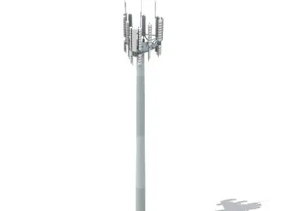 Cell Phone Tower 3D model get