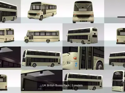 UK British Buses Pack
