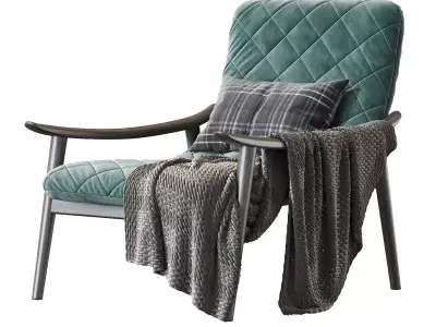 Fynn Saddle Armchair from Minotti 3D model