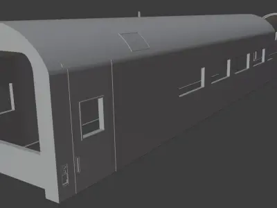 H0 1-87 scale Reisezugwagen Apmz 116 6 3D print model