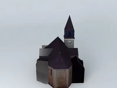 Saint Eustache Church Viroflay Free 3D model