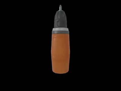 Cordless drill Free low-poly 3D model