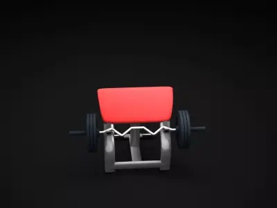 Bench Scott 3D model