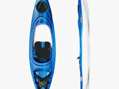 Pelican Argo 100X  Premium Sit in Recreational Kayak Low-poly 3D model