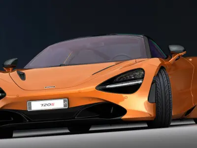 Mclaren 720S 2019 3D model