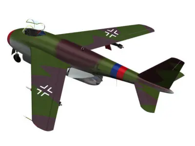 Messerschmitt P1101 3D model