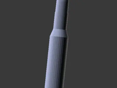 Rifle Ammo Low-poly 3D model purchase