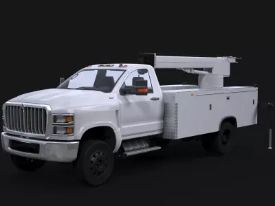 International CV 2020 Crane 3D model