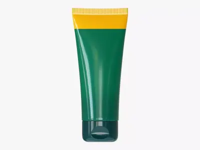 Plastic tube container mockup 3D model